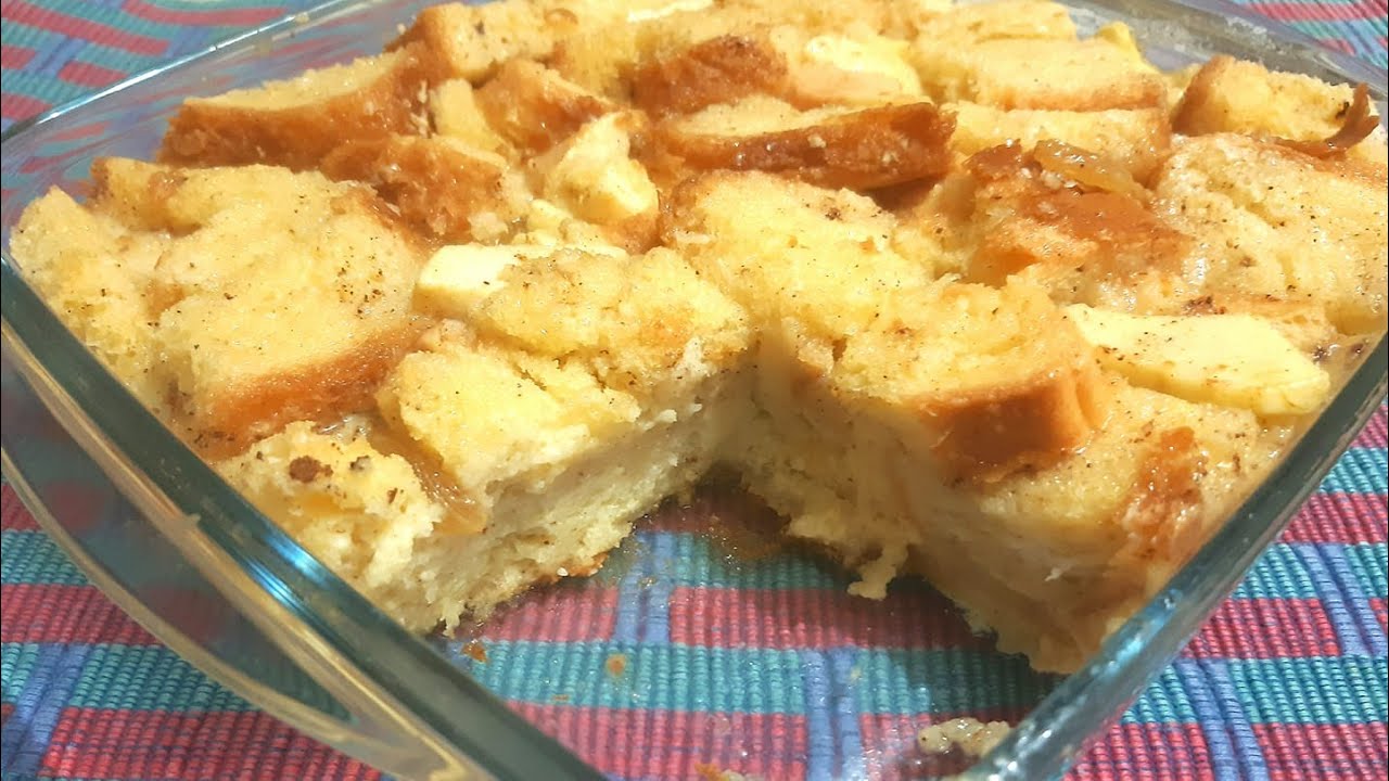 BREAD PUDDING RECIPE. Apple Cinnamon Bread Pudding Recipe. Easy Breakfast Recipe