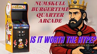 Quick Look- Numskull Burgertime Quarter Arcade Review and Demonstration #burgertime #dataeast #retro