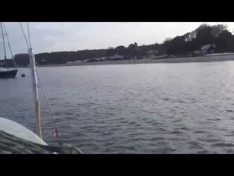 JKS sailing back to the moring