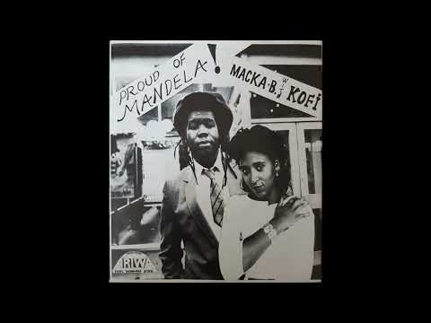 Macka B & Kofi - Proud Of Mandela - Ariwa 7inch 1990