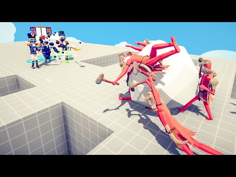 CAN MELEE UNITS STOP SNOW ROLLER? ❄⛄ | TABS - Totally Accurate Battle Simulator