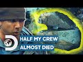 50-Ton Boulder Nearly CRUSHES Entire Crew! | Gold Rush: White Water