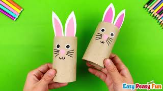 Toilet Paper Roll Bunny - Easy Easter Crafts