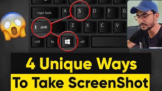 How to take Screenshot in Laptop 💻 4 Unique Methods to take a screenshot in windows laptop (updated)