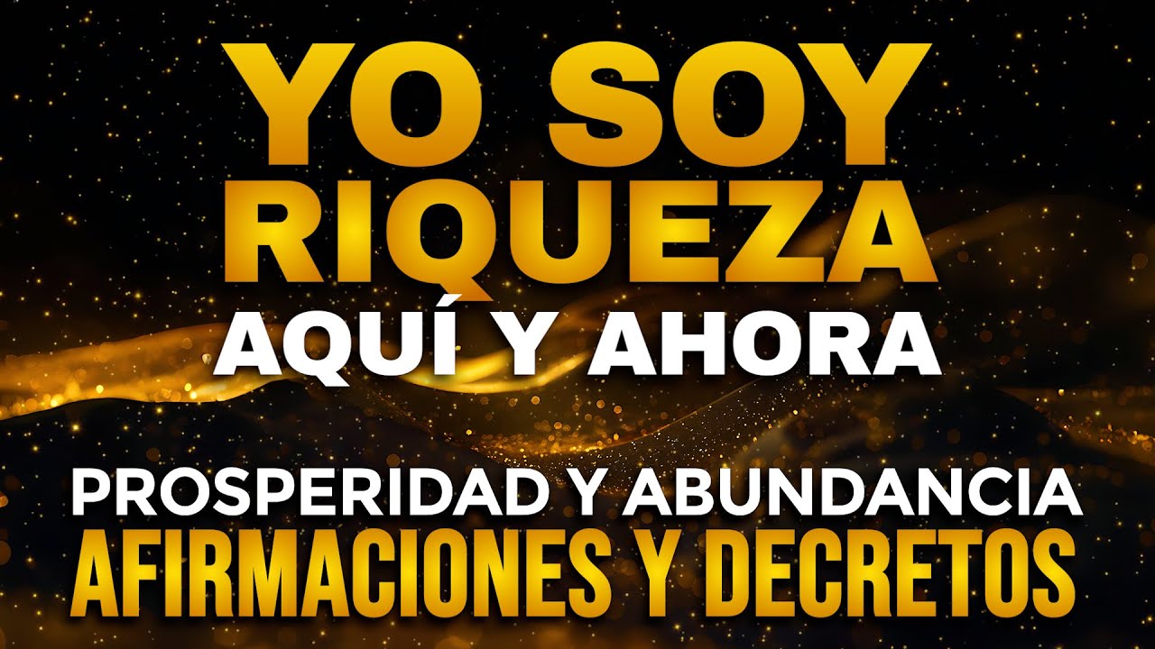 💰 I AM WEALTH HERE AND NOW - Abundance Prosperity and Wealth - Prosperity Decrees 💰