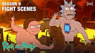 Rick and Morty | Season 9 Battle Scenes | adult swim