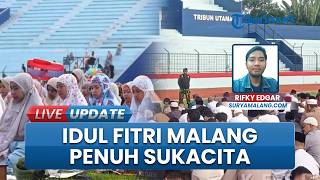 Ribuan Warga Muhammadiyah Gelar Salat Idul Fitri di Stadion Gajayana, Khatib Ajak Muhasabah Diri