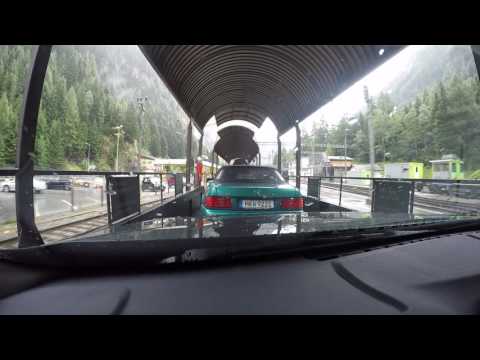 Switzerland: Lotschberg Car Train - Kandersteg to Goppenstein
