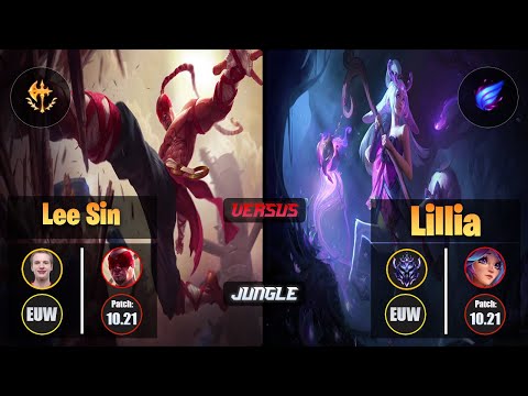 Jankos LEE SIN (Jungle) [Conqueror] VS LILLIA - Diamond EUW Patch 10.21