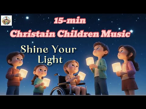 Children Christian Song – God’s Little Light Shining! ✨