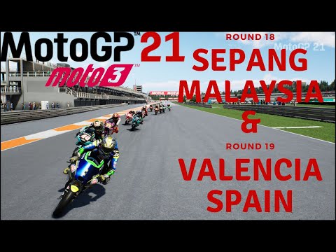 MotoGP 21 PS5 Gameplay | Career Mode Part 11, Moto3 Round 18 & 19 Season Finale