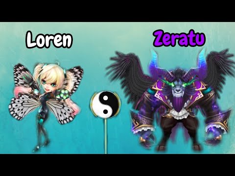 Zeratu & Loren Action in G3 RTA [Crazy] - Summoners War