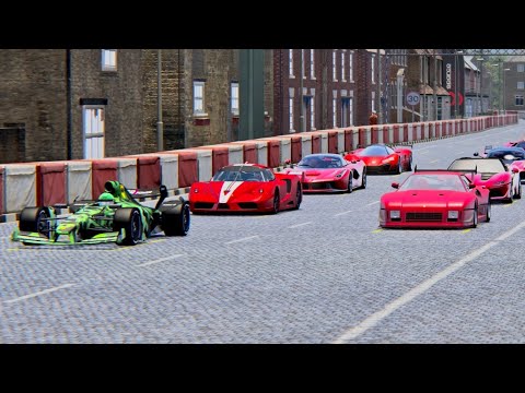 2021 Formula Rapide vs Ferrari Hypercars - Highlands