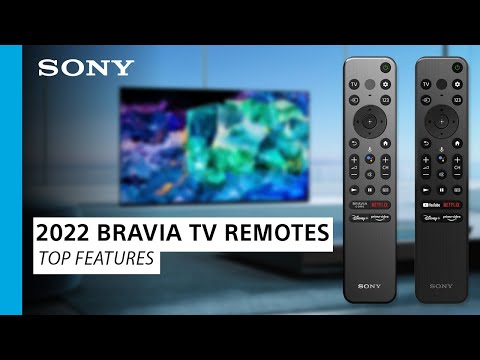 Sony | 2022 BRAVIA® TV Remotes Product Overview