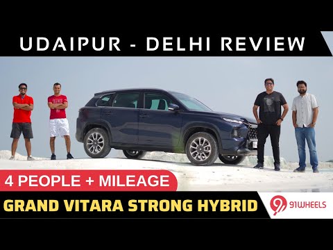Udaipur - Delhi 4 People Review || Mileage, Comfort Space || Grand Vitara Strong Hybrid Alpha Plus