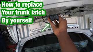 replacing the trunk latch on a Chevy Malibu