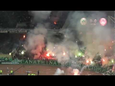 Panathinaikos - Olympiakos Gate 13 Pyro 18 Mar 2012