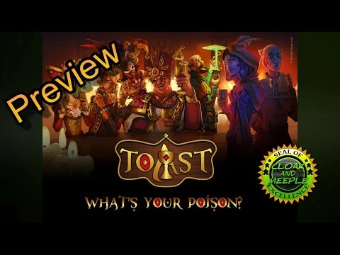 Cloak and Meeple: Preview, Toast