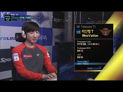 [SPL2015] INnoVation(SKT) vs Stats(KT) Set4 Overgrowth -EsportsTV, Starcraft 2