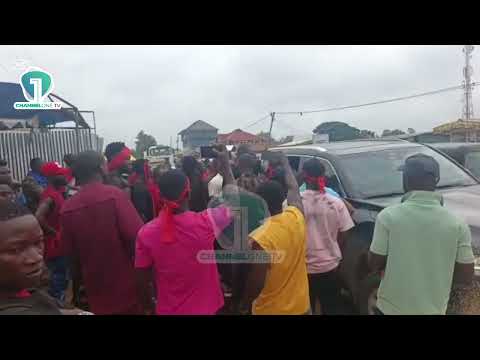 Tensions Rise as NDC Youth Confront Lands Minister Over Mining Programme Launch in Eastern Region