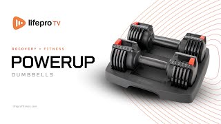 LifePro PowerUp Adjustable Dumbbells Set