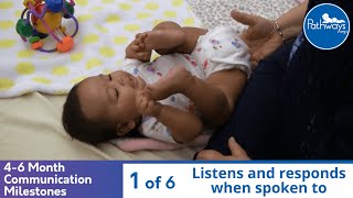 Trẻ 4- 6 tháng tuổi: Mốc phát triển Giao tiếp