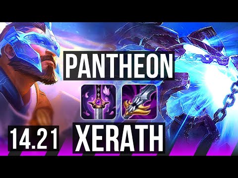 PANTHEON & Ashe vs XERATH & Seraphine (SUP) | 7/2/6 | KR Diamond | 14.21