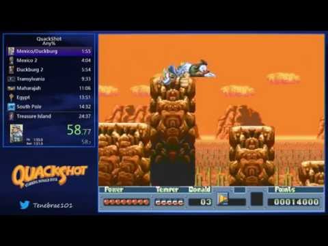 QuackShot Any% speedrun in 24:17