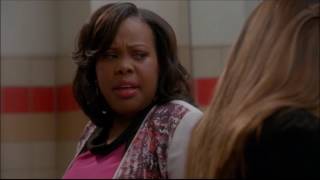Glee - Mercedes comforts Rachel after Santana&#39;s rant 5x12