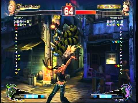 WHITE GUN (Ibuki) vs Dh3W Z (Cody)