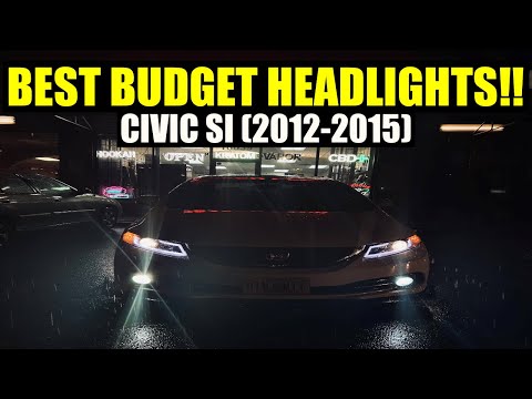 BEST BUDGET CIVIC (2012-2015) HEADLIGHTS !! SPEC D PROJECTOR