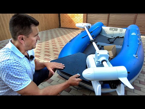Носовой электромотор с функцией якоря Haibo 65 iPenguin - нюансы установки. Gps якорь для лодки