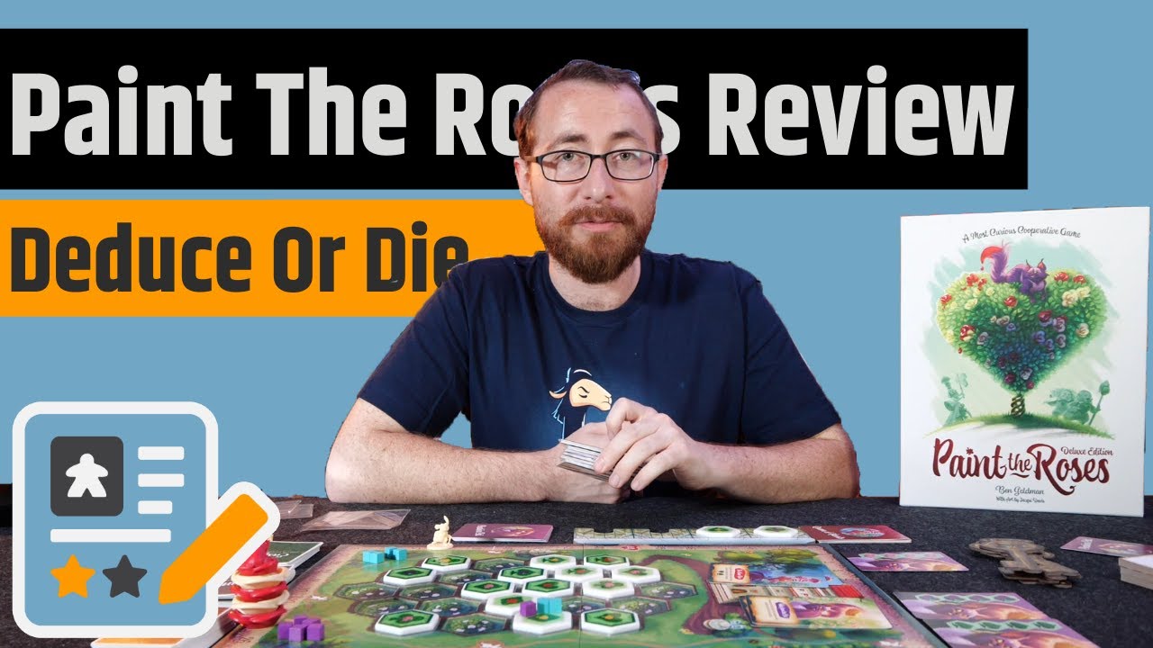 ボドゲレビュー『ペインドザローズ』不思議の国のアリス×協力推理