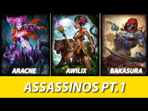 SMITE: GUIA PARA NOVATOS #2 - Assassinos SKILLS / COMBOS PT.1