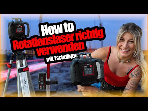 How to Rotationslaser richtig verwenden mit Tschulique