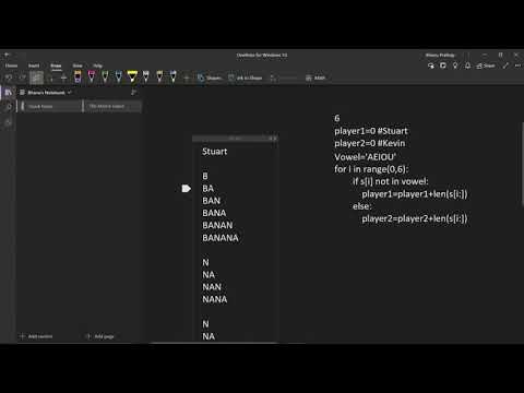 Hackerrank Python Problem No9 Sub String The Minion Game