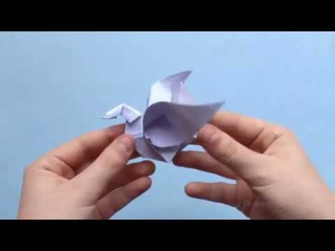 Origami Tiere falten - #7 Schwan (Swan)