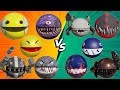 Battles Between Robot Pacman ROBOT Chain Chomp Death Animations