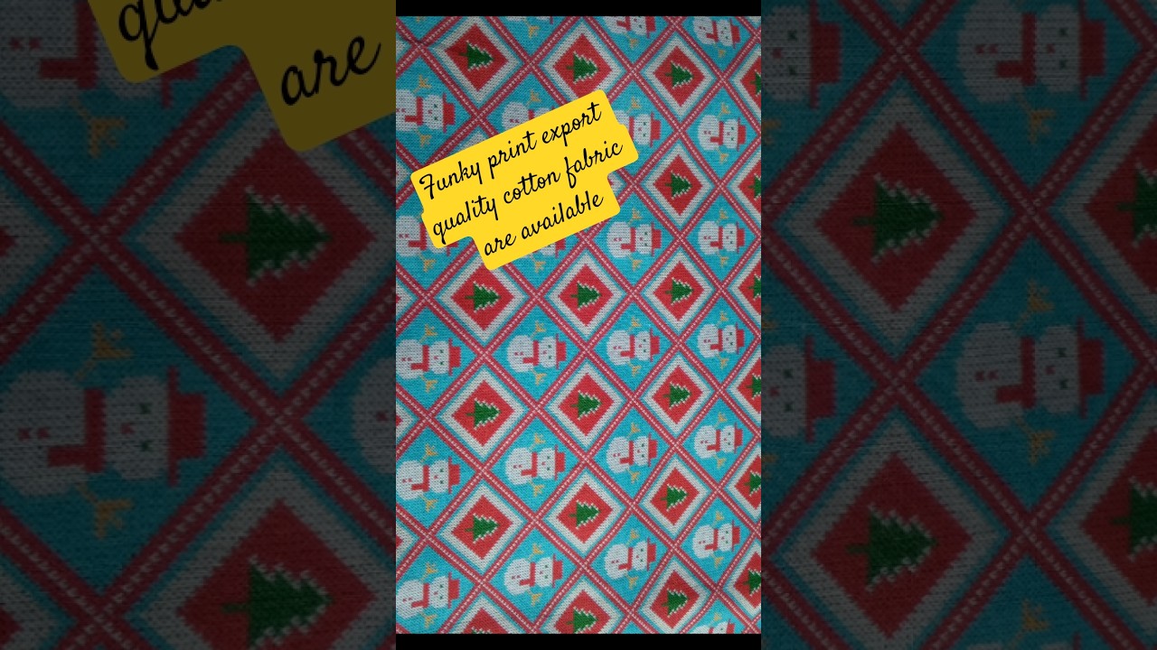 Funky print export quality cotton fabric are available#subscribe.  #fashion#fabric#shortsfeed #like💕