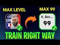 100 Rated K. Benzema|| max level max rating efootball 2023 level up Karim Benzema France Pack