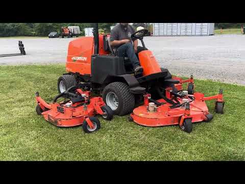 13 foot Jacobson four-wheel-drive batwing mower