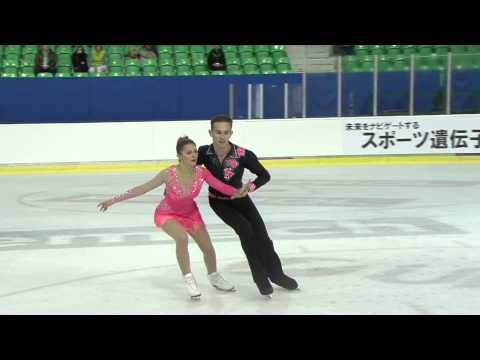 ISU 2014 Jr Grand Prix Ljubljana Short Dance Eleanor HIRST / Jake FEARNLEY ( GBR)