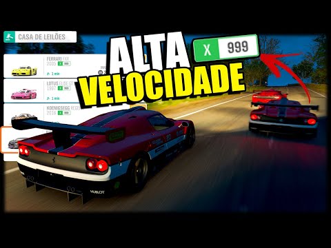 ALTA VELOCIDADE com CARROS CLASSE X de LEILÃO - Forza Horizon 4 Online
