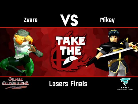 Zvara (Sheik) vs Mikey (Marth) - Losers Finals - Take The L #40