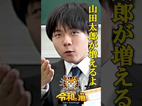 児童教育学科 匿名ができなくなったら偽名が増える？ #令和の猫 #山本康二 #令和の虎じゃないよ