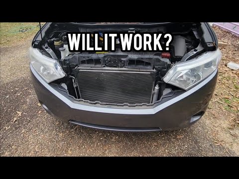 2016 Nissan Quest / Removing and repairing bumper, head lights, radiator, bashbar
