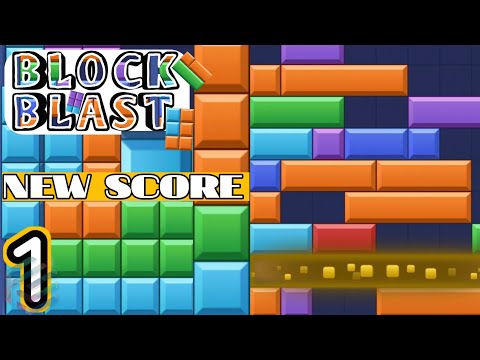 BLOCK BLAST! Gameplay Part 1 Puzzle, New Highscore, Game Slide, Android iOS - Filga