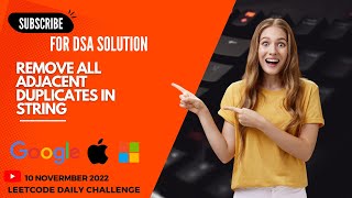 1047. Remove All Adjacent Duplicates In String || DSA || Leetcode Daily Challenge ||