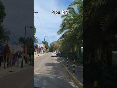 A ENERGIA de PIPA é SURREAL! ✨ (Rolê pela rua principal que você PRECISA conhecer) #shorts