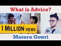 What Is Advice Advice Explained Tamil Masuru Gowri